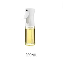 1pc 200ml/300ml Oil Spray Bottle Kitchen Cooking Olive Oil Dispenser Camping BBQ Baking Vinegar Soy Sauce Sprayer Containers