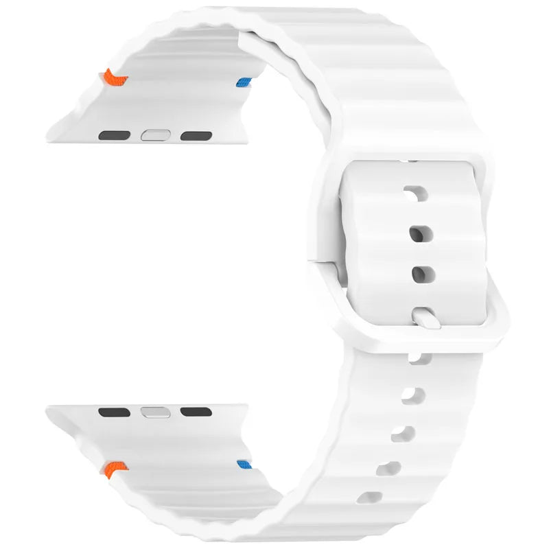 Silicone Strap for Apple watch Ultra Band 49mm 46mm 45mm 42mm 44mm 40mm 41mm correa bracelet belt iWatch series 10 9 8 6 7 5 SE