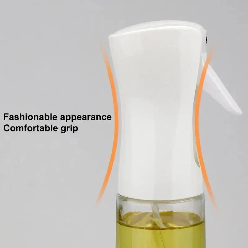 1pc 200ml/300ml Oil Spray Bottle Kitchen Cooking Olive Oil Dispenser Camping BBQ Baking Vinegar Soy Sauce Sprayer Containers